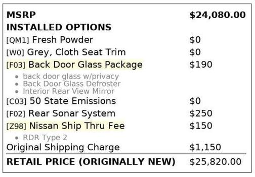 Fresh Powder 2020 Nissan NV200 SV