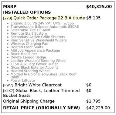 2022 Jeep Grand Cherokee Altitude