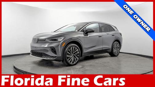 Pure Gray w/Black Roof 2023 Volkswagen ID.4 PRO S PLUS