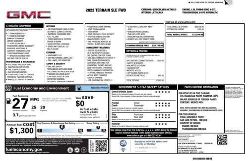 2022 GMC Terrain SLE