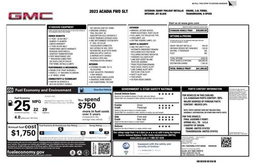 2023 GMC Acadia SLT