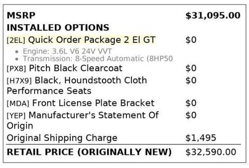 2020 Dodge Challenger GT