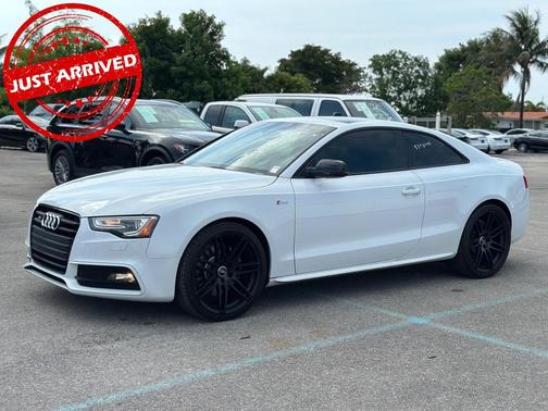 Glacier White Metallic 2017 Audi S5 COUPE