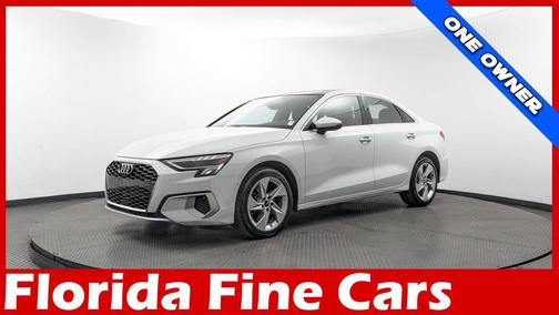 Glacier White Metallic 2024 Audi A3 Premium
