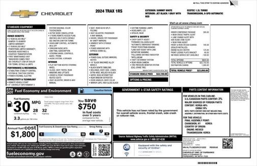 2024 Chevrolet Trax FWD 1RS