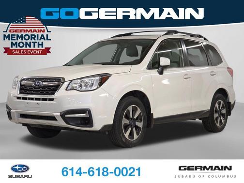 Crystal White Pearl 2018 Subaru Forester 2.5i Premium