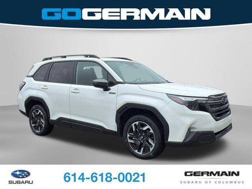 Crystal White Pearl 2026 Subaru Forester Hybrid Premium