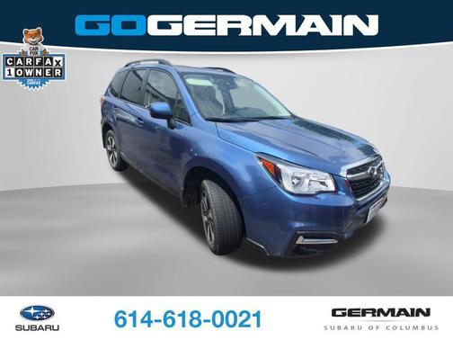 Quartz Blue Pearl 2017 Subaru Forester 2.5i Premium