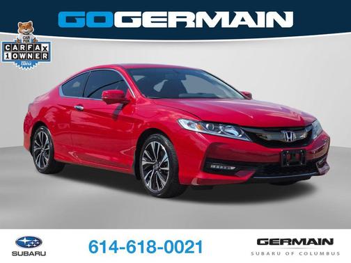 Red 2017 Honda Accord EX-L