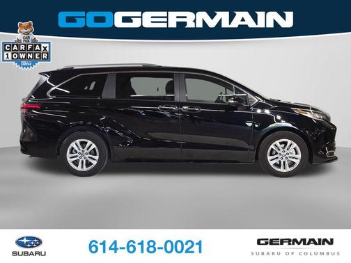 Midnight Black Metallic 2025 Toyota Sienna Limited