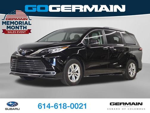 Midnight Black Metallic 2025 Toyota Sienna Limited