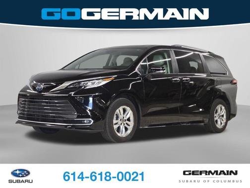 Midnight Black Metallic 2025 Toyota Sienna Limited