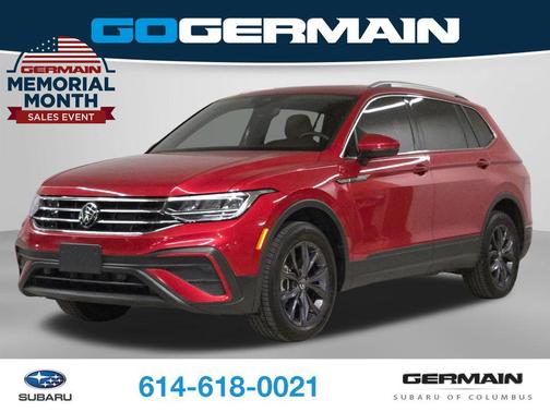 Kings Red Metallic 2022 Volkswagen Tiguan 2.0T SE 4MOTION