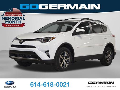 Super White 2017 Toyota RAV4 XLE
