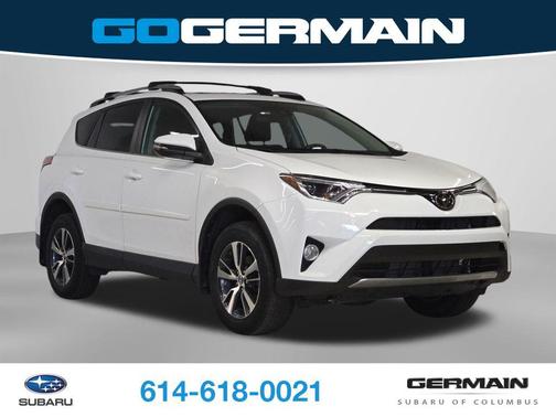 Super White 2017 Toyota RAV4 XLE