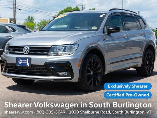 Pyrite Silver Metallic 2020 Volkswagen Tiguan 2.0T SE R-Line Black
