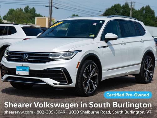 Opal White Pearl Effect 2024 Volkswagen Tiguan 2.0T SEL R-Line