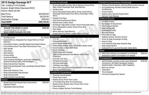 2015 Dodge Durango R/T