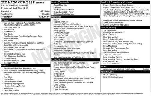 2025 Mazda CX-30 2.5 S Premium Package