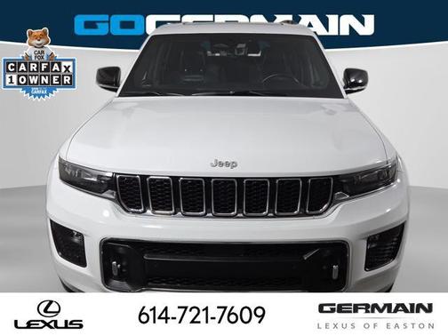 Bright White Clearcoat 2022 Jeep Grand Cherokee L Overland