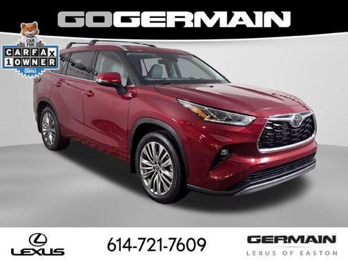 Ruby Flare Pearl 2023 Toyota Highlander Platinum