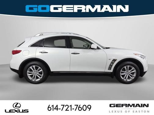 Moonlight White 2014 INFINITI QX70 Base