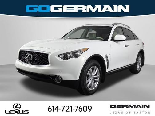 Moonlight White 2014 INFINITI QX70 Base
