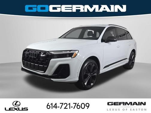 Glacier White 2025 Audi Q7 55 Premium Plus