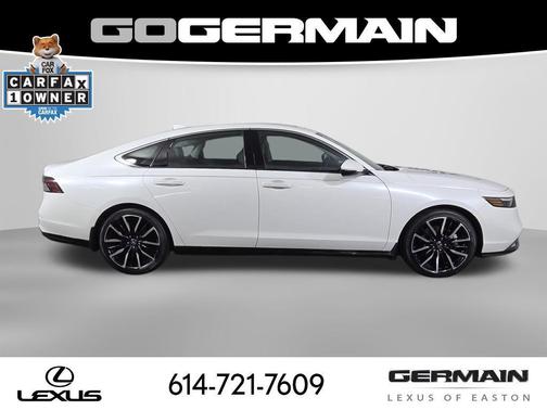 Platinum White Pearl 2023 Honda Accord Hybrid Touring