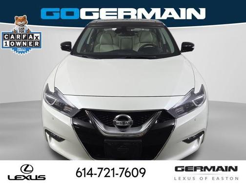 Pearl White 2016 Nissan Maxima 3.5 Platinum