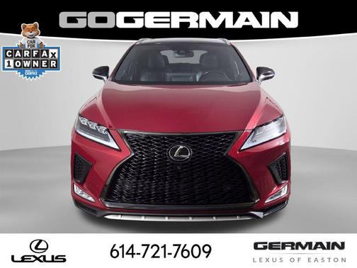 Matador Red Mica 2022 Lexus RX 350 F SPORT Handling