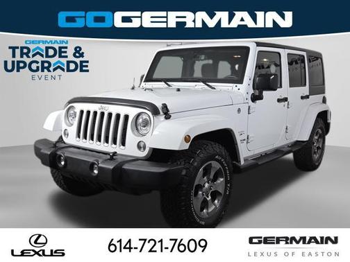 Bright White Clearcoat 2017 Jeep Wrangler Unlimited Sahara