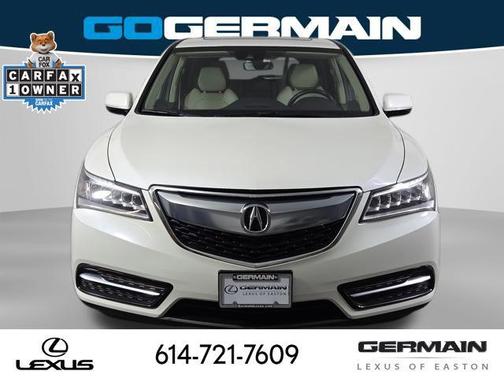 White Diamond Pearl 2016 Acura MDX SH-AWD