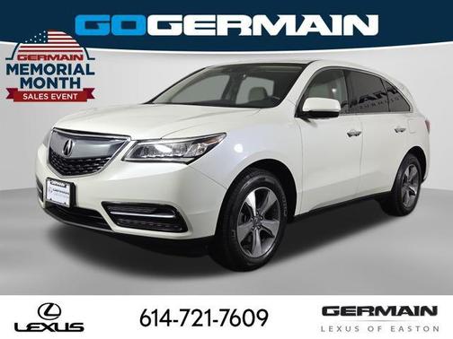 White Diamond Pearl 2016 Acura MDX SH-AWD