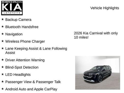 2026 Kia Carnival EX