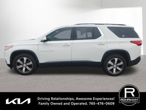 Summit White 2020 Chevrolet Traverse LT Leather