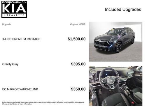 Gravity Gray 2024 Kia Sportage X-Line