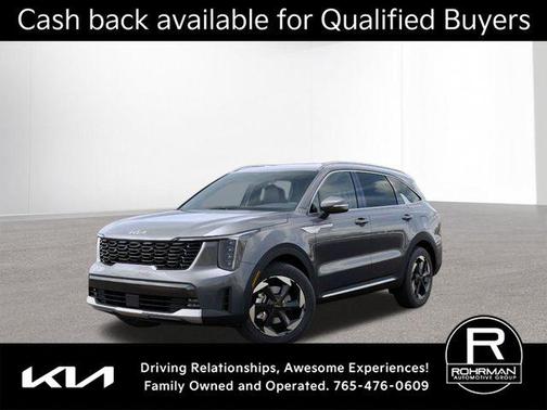 Steel Gray 2026 Kia Sorento Hybrid EX