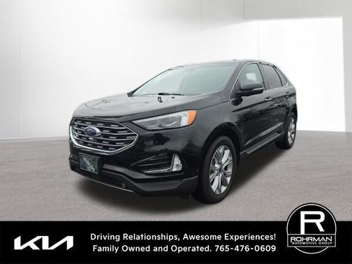 Agate Black Metallic 2019 Ford Edge Titanium