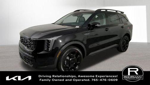 Ebony Black 2026 Kia Sorento X-Line EX