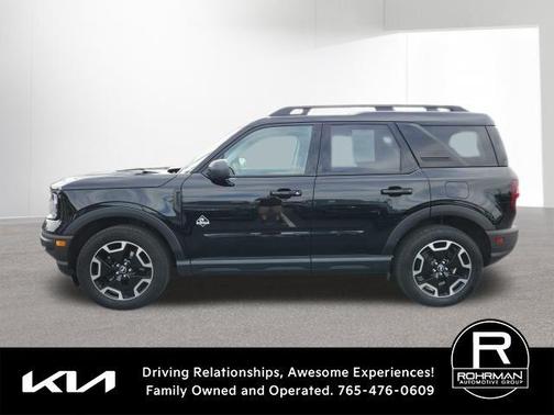 Shadow Black 2022 Ford Bronco Sport Outer Banks