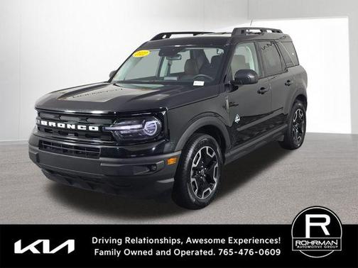 Shadow Black 2022 Ford Bronco Sport Outer Banks