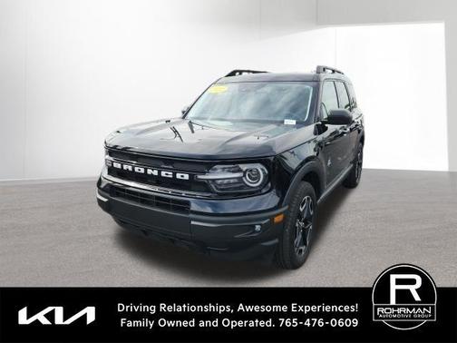 Shadow Black 2022 Ford Bronco Sport Outer Banks