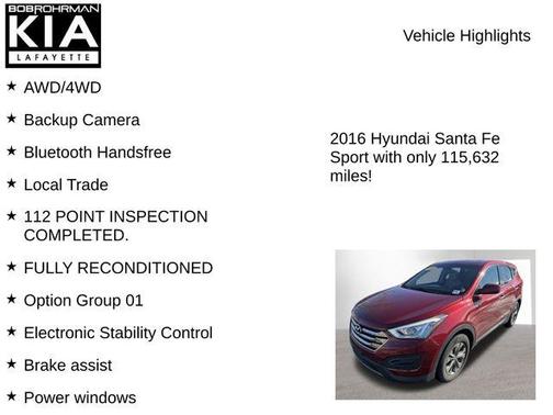 2016 Hyundai Santa Fe Sport 2.4L