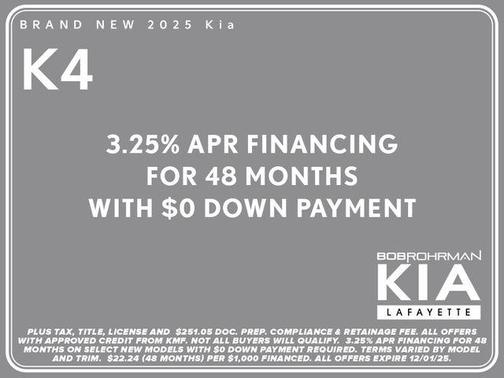2025 Kia K4 LXS