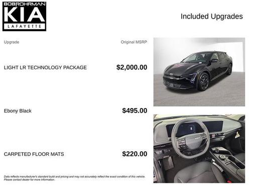 Ebony Black 2025 Kia EV6 Light Long Range