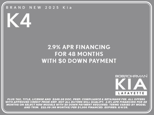 2025 Kia K4 LXS