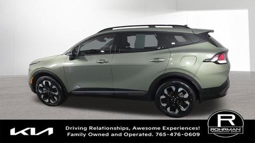 Jungle Green 2024 Kia Sportage Plug-In Hybrid X-Line