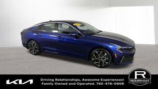 Blue 2025 Kia K5 EX