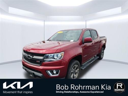 Cajun Red Tintcoat 2018 Chevrolet Colorado Base